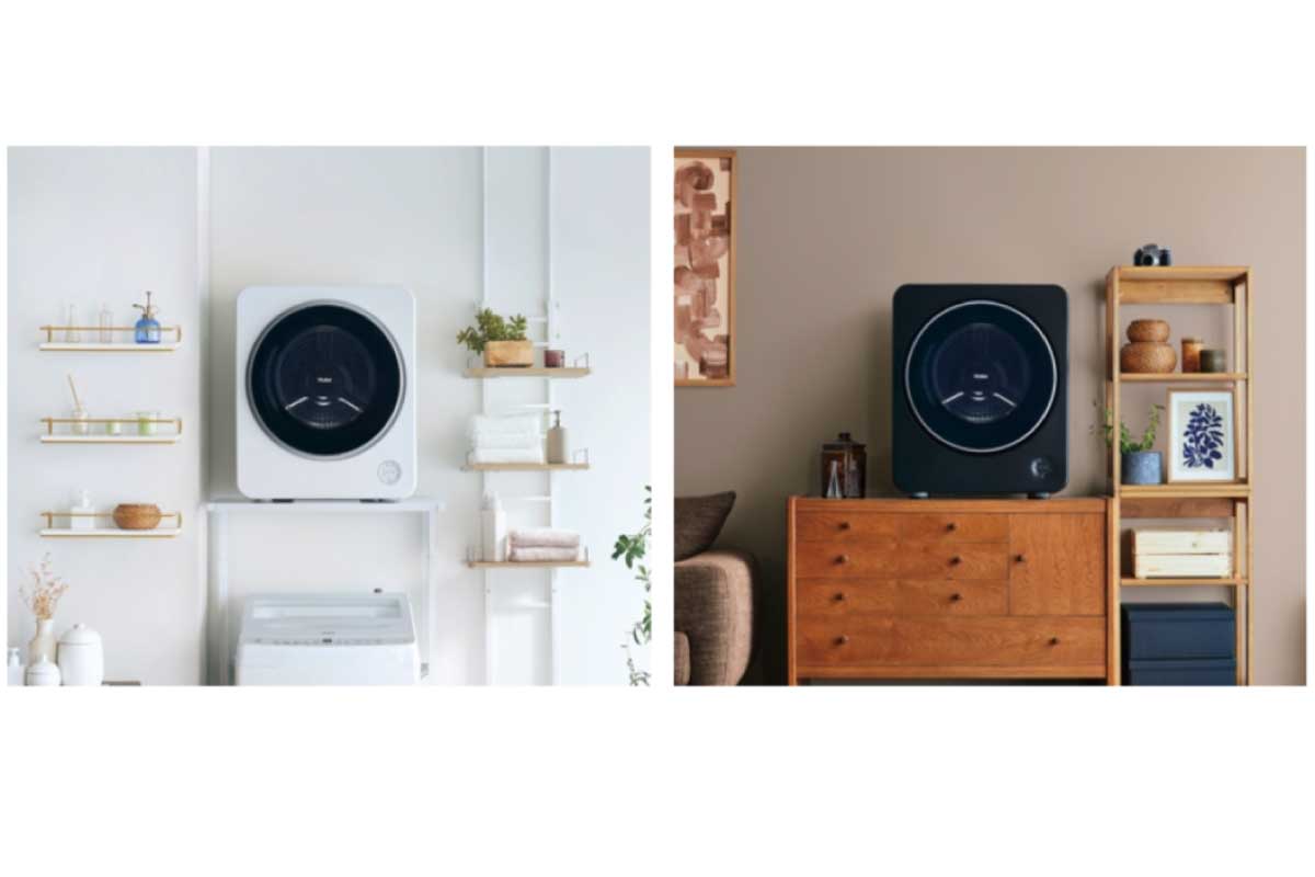 ハイアール【OKERU (JZ-K40A)】奥行497mmの薄型設計と4kgの大容量乾燥を両立した衣類乾燥機