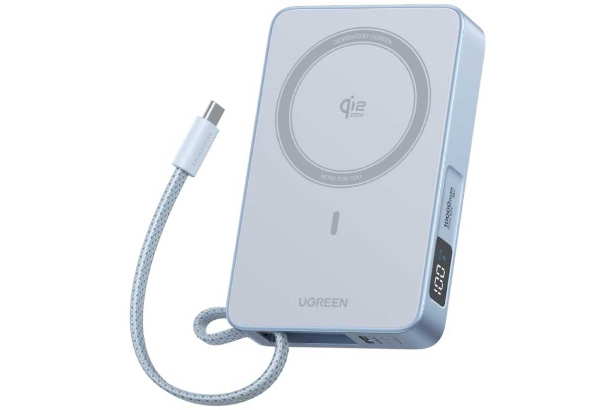 UGREEN MagFlow マグネット式モバイルバッテリー 10000mAh 25W