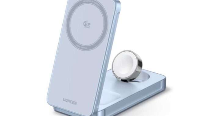 UGREEN 3-in-1 マグネット式ワイヤレス充電器