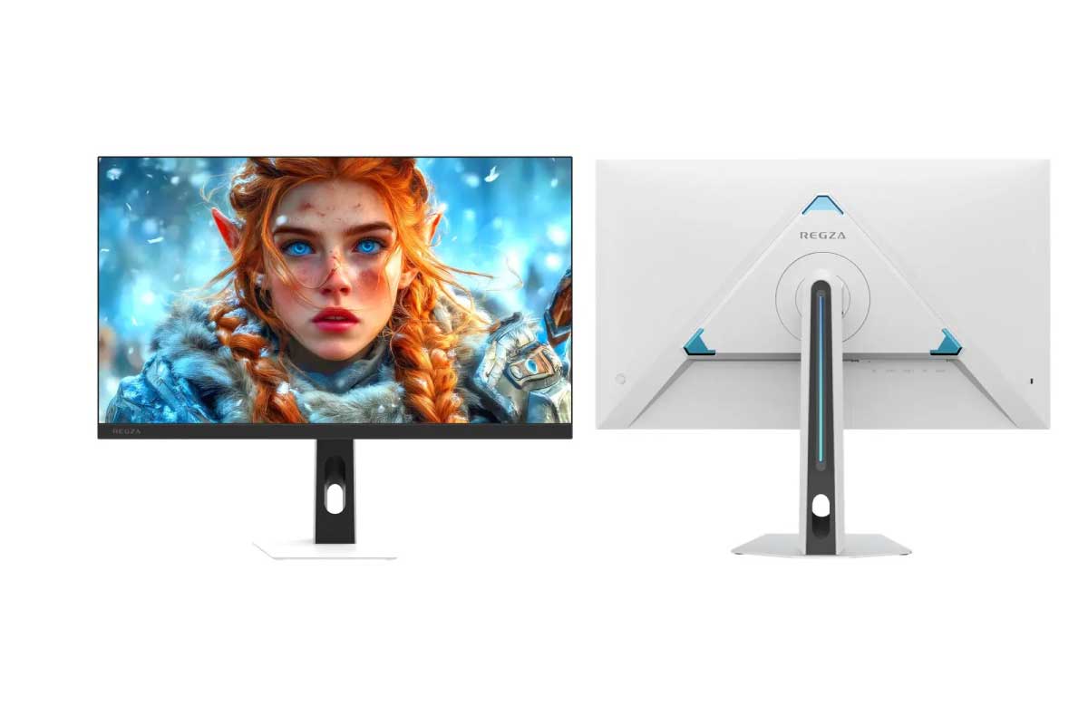 REGZA【RM-27G5SR】WQHD解像度、最大200Hzリフレッシュレート、Fast IPSパネル、DisplayHDR 400対応など、ミドルクラスながら本格的なゲーミング性能を搭載、ブランド初となるホワイトカラーを採用した27型ゲーミングモニター