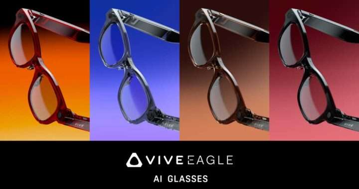 HTC【VIVE Eagle】スマートフォンを都度取り出すことなく、必要な情報へすばやくアクセスできるAIグラス