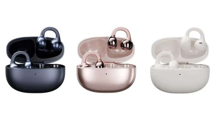 REGZA【RB-A1S】片耳約5.6gの軽量設計、11mmドライバーによる高音質、音漏れを抑える独自技術、最大34時間のロングバッテリーなど、日常生活に寄り添う“ながら聴き”に最適化したイヤーカフ型の完全ワイヤレスイヤホン