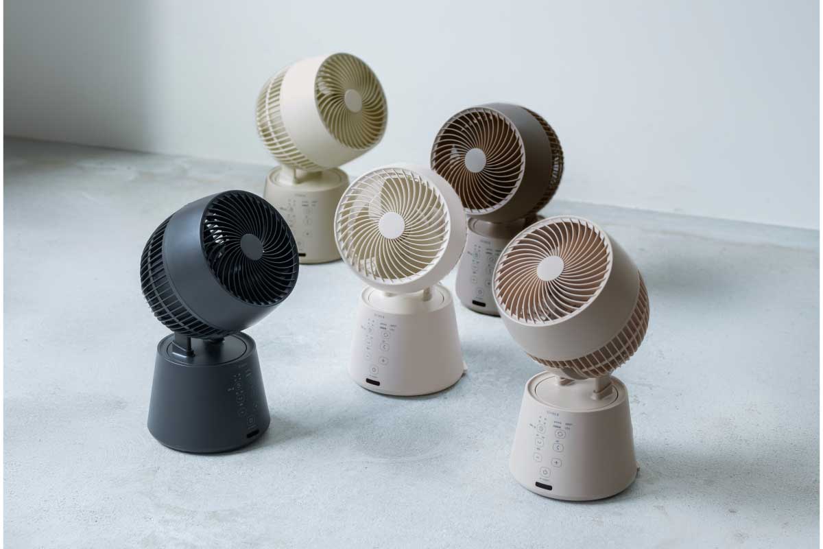 シロカ【3D サーキュレーター Japandi SF-15A221】最大約23畳対応の強力送風と“Japandi”デザインを両立した、シロカ公式オンラインストア限定モデルのサーキュレーター