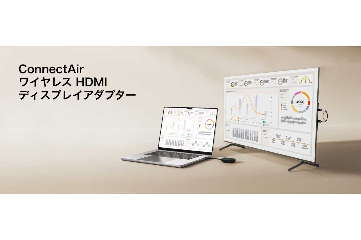 ConnectAir ワイヤレス HDMI ディスプレイアダプター AVC024