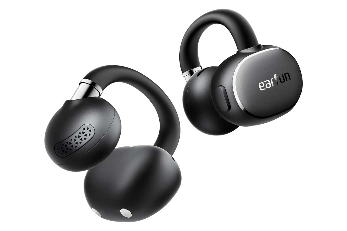 【EarFun Clip 2】耳をふさがないオープンイヤー型のイヤーカフスタイルを採用しながら、12mmチタンコーティングドライバーとLDAC対応によるハイレゾワイヤレス再生、最大40時間再生、マルチポイントやワイヤレス充電まで備えた完全ワイヤレスイヤホンがAmazonにて20%OFFの7,990円