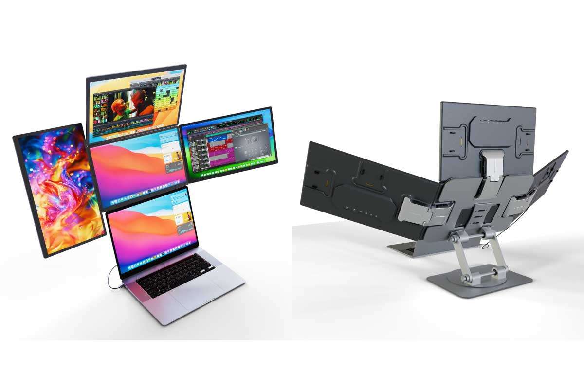DIGI+18.5インチクアッドディスプレイシステム