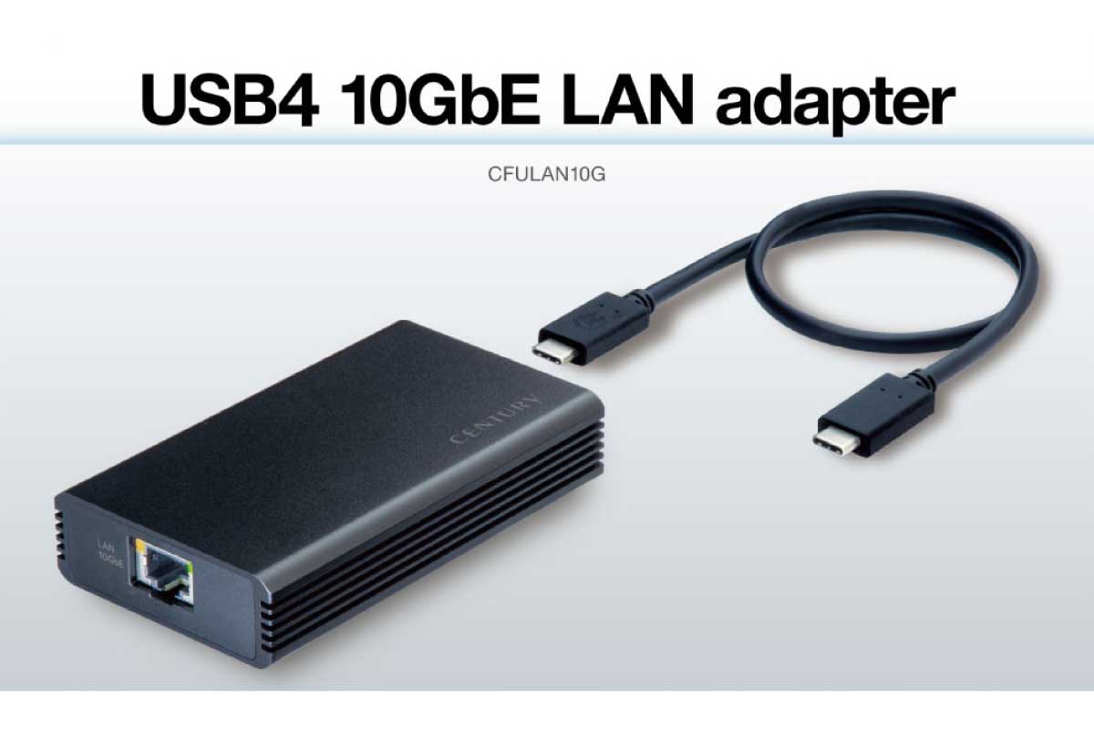 USB4 10GbE LAN adapter