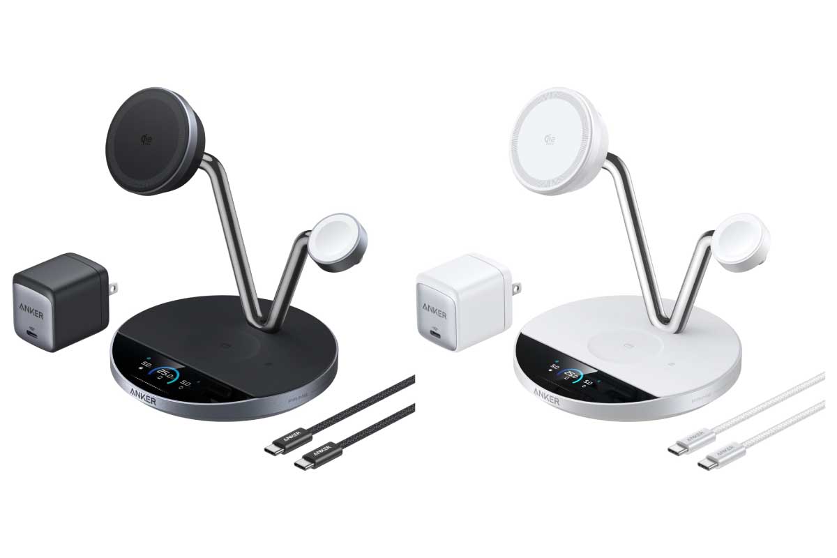 Anker Prime Wireless Charging Station (3-in-1, MagGo, AirCool, Dock Stand)