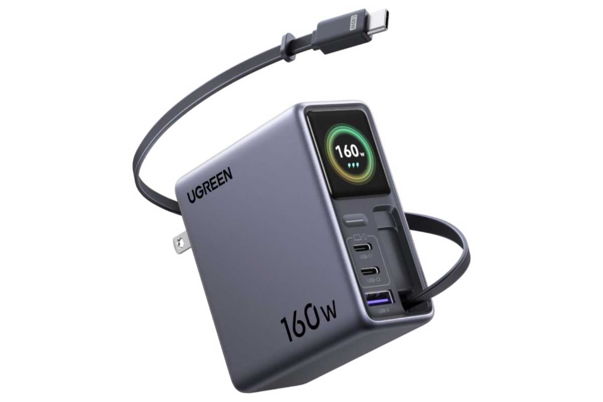 UGREEN Nexode Pro 160W 巻き取り式充電器